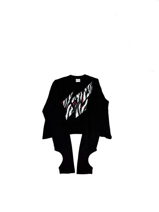 TZO Zebra V Neck